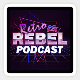 Retro Rebel Podcast Sticker